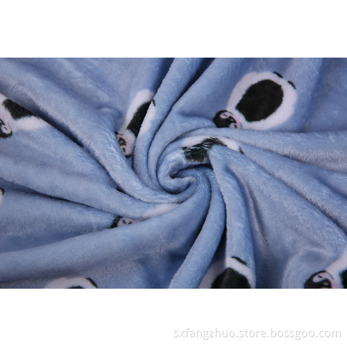 Polyester 300gsm MOQ 50 Digital printing flannel fleece throw blanket